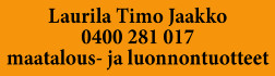 Laurila Timo Jaakko logo